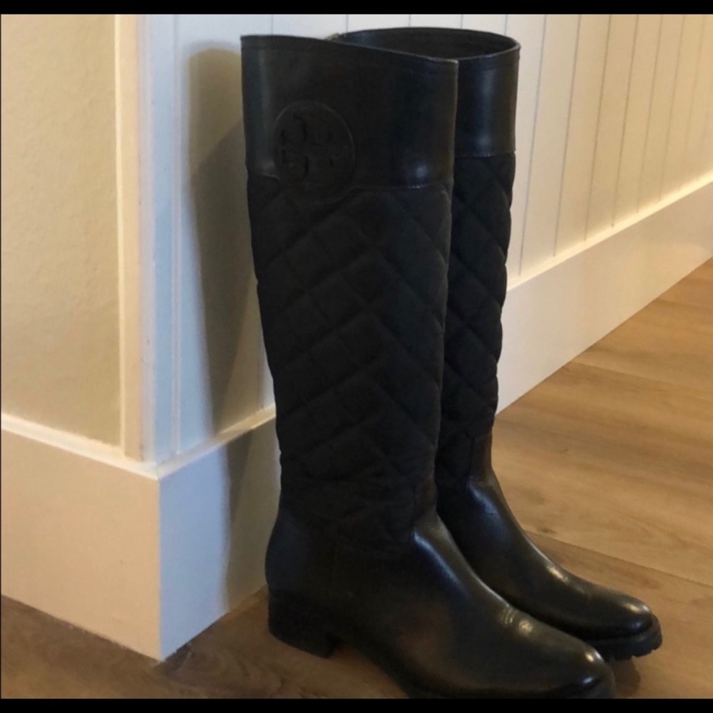 Tory Burch Quilted Boots